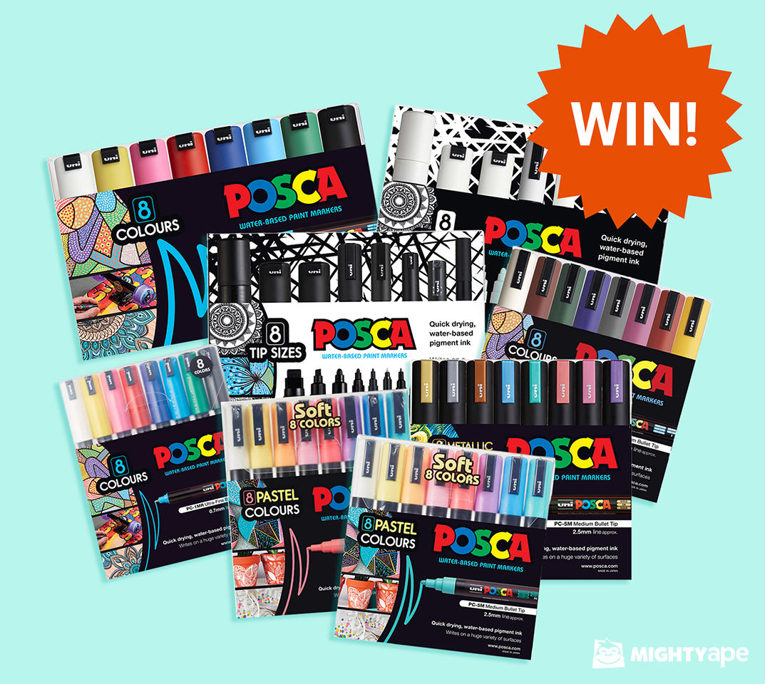 Win Huge POSCA Marker Prize Pack - WinStuff